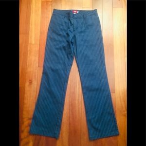 Dickies size 9 blue pin stripped pants vintage